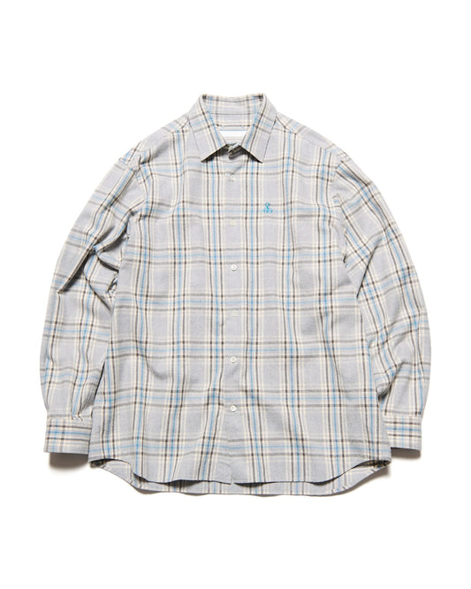 FLANNEL CHECK RELAX-FIT SHIRT