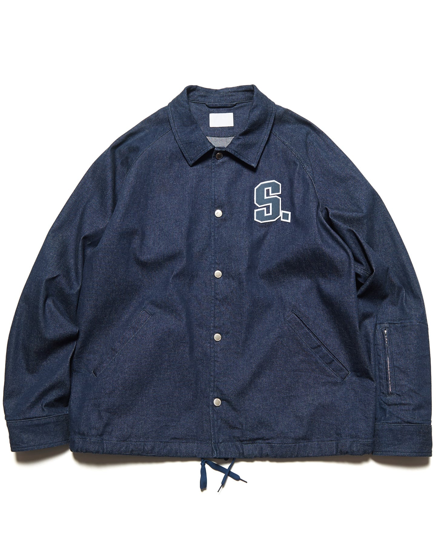STRETCH TWILL COACH JACKET