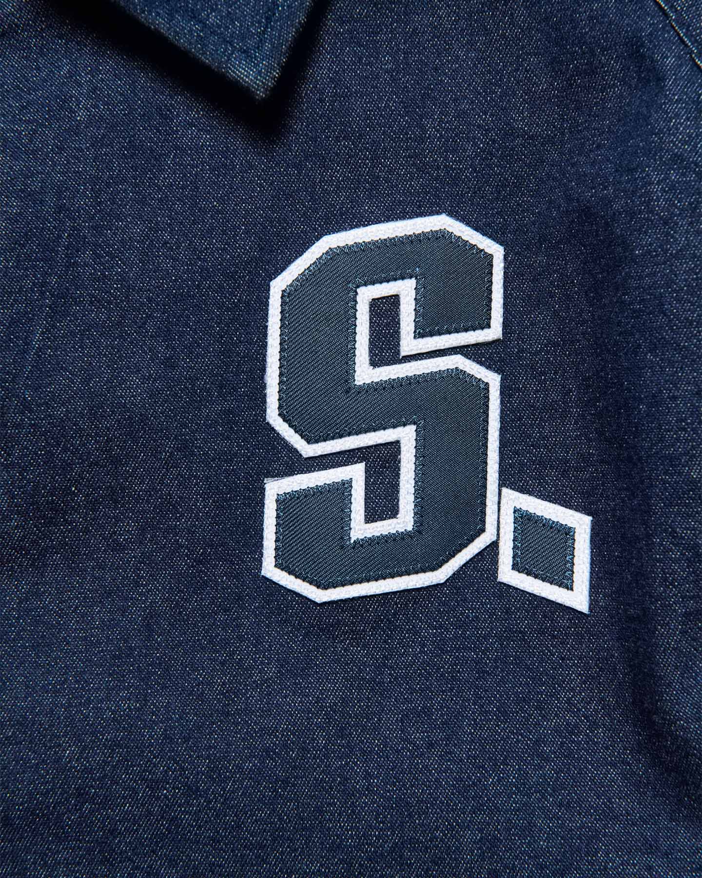 STRETCH TWILL COACH JACKET