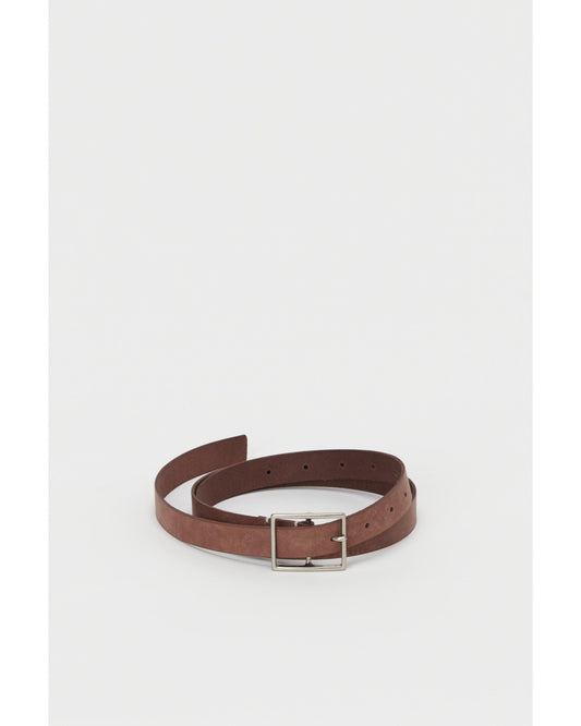 square buckle belt CHOCO