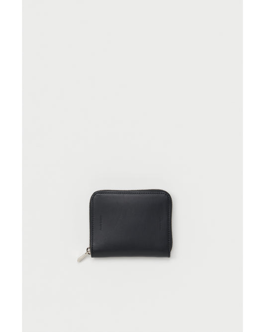 square zip purse black