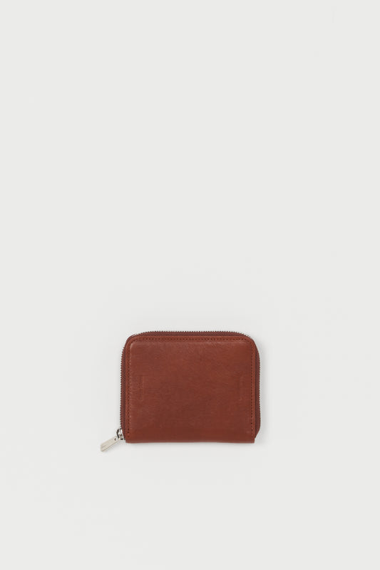 square zip purse BROWN
