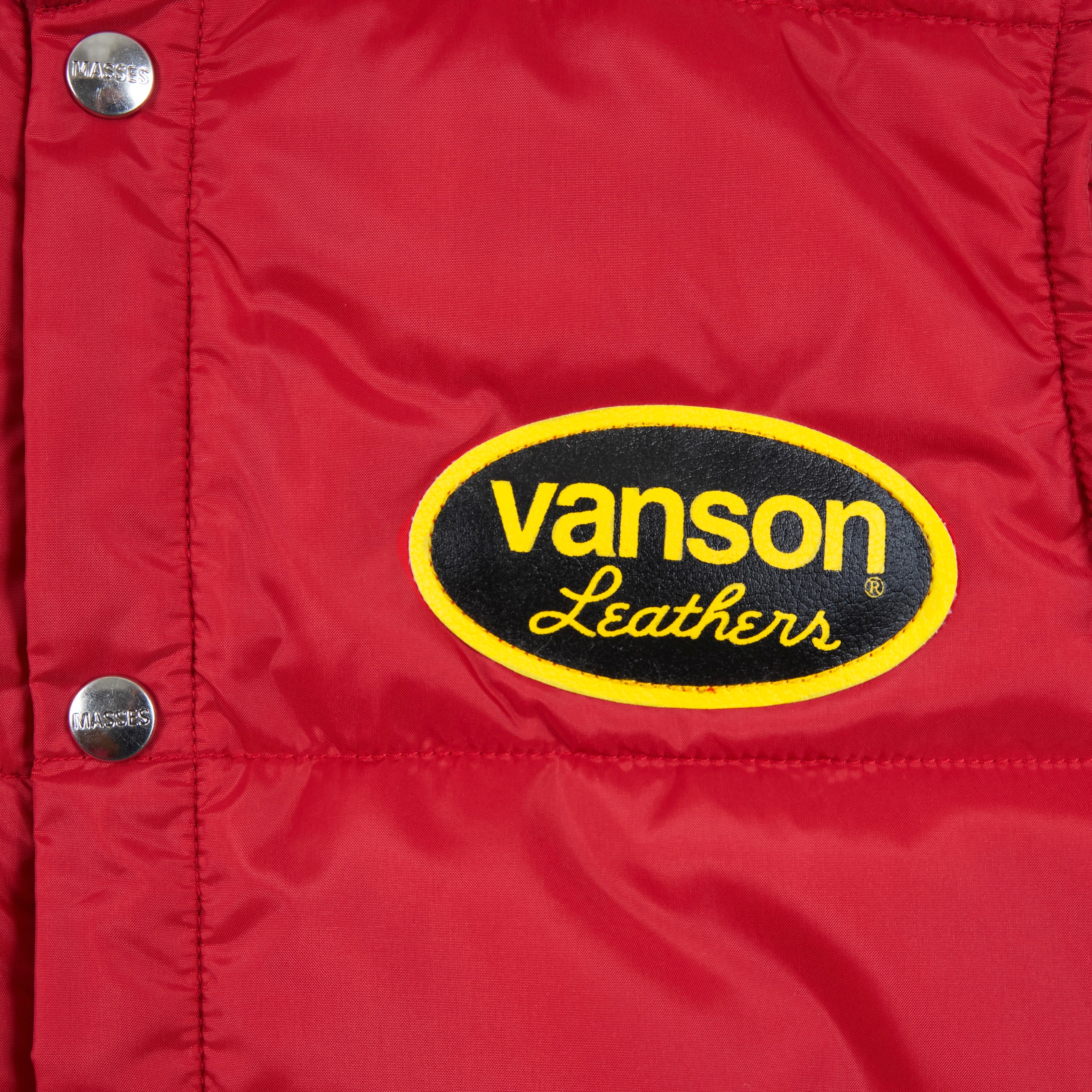 VANSON × MASSES NYLON VEST – TIME AFTER TIME