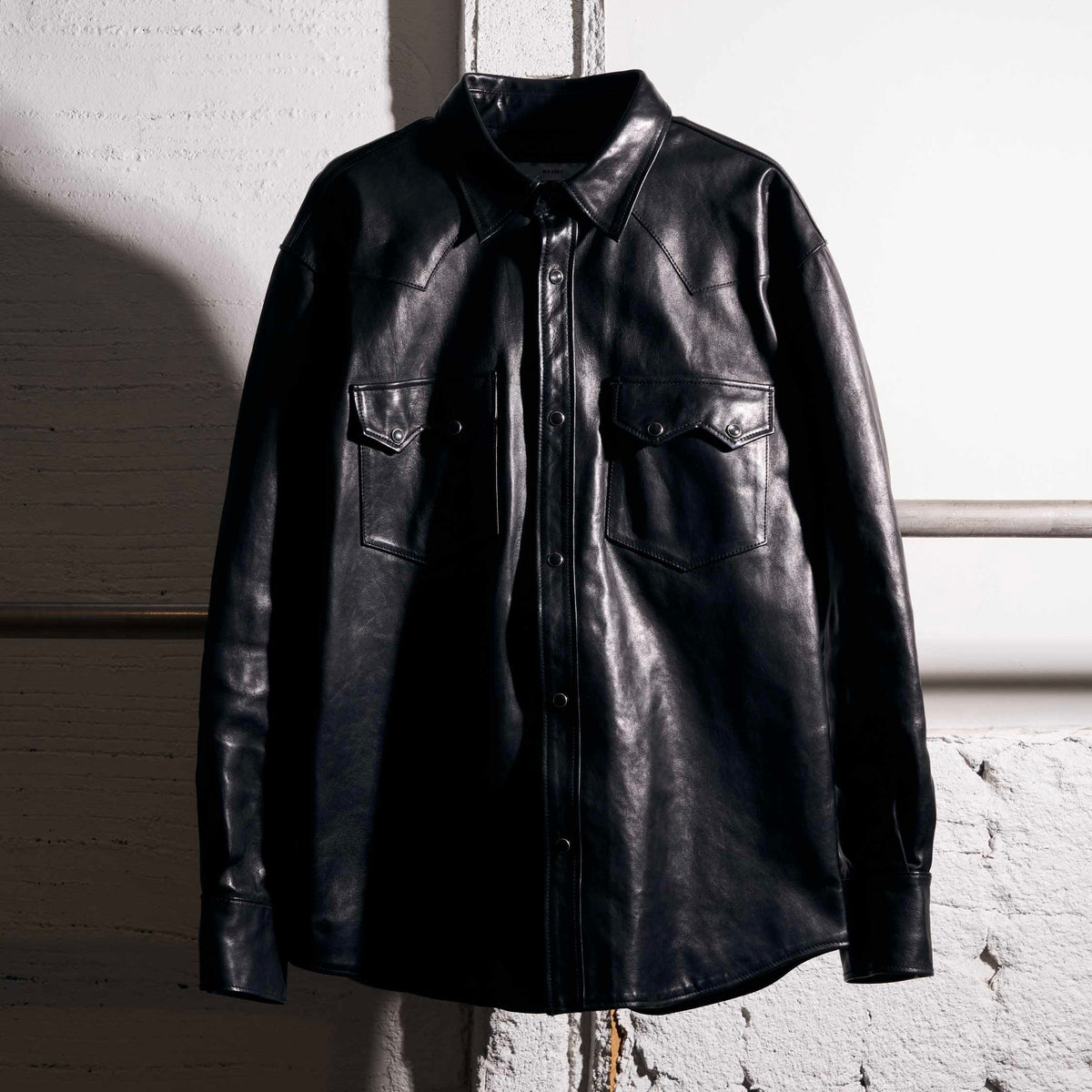 HORSE LEATHER SHIRT VINTAGE W