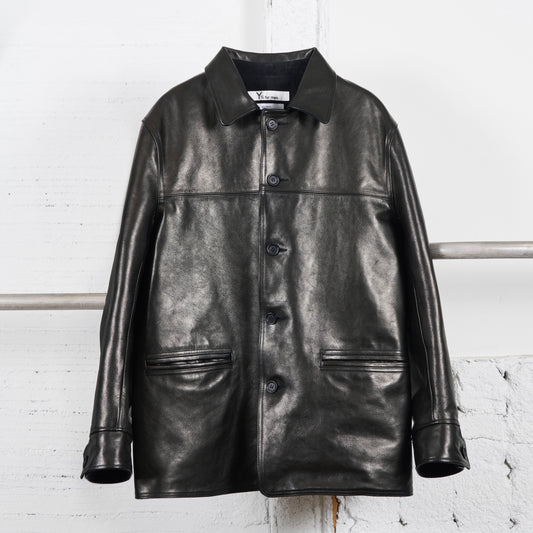 MASSES × Y's for men / LEATHER CAR COAT