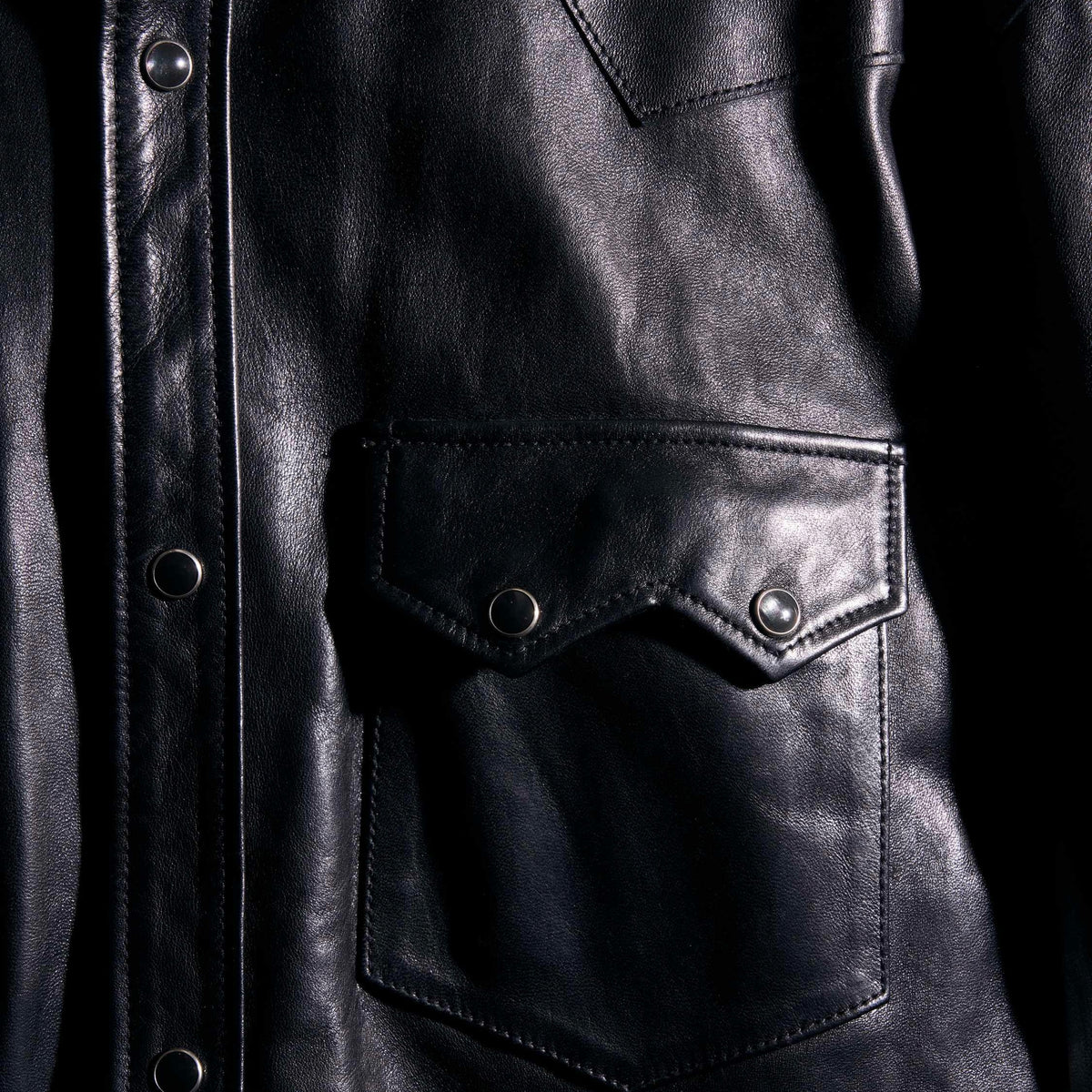 HORSE LEATHER SHIRT VINTAGE W