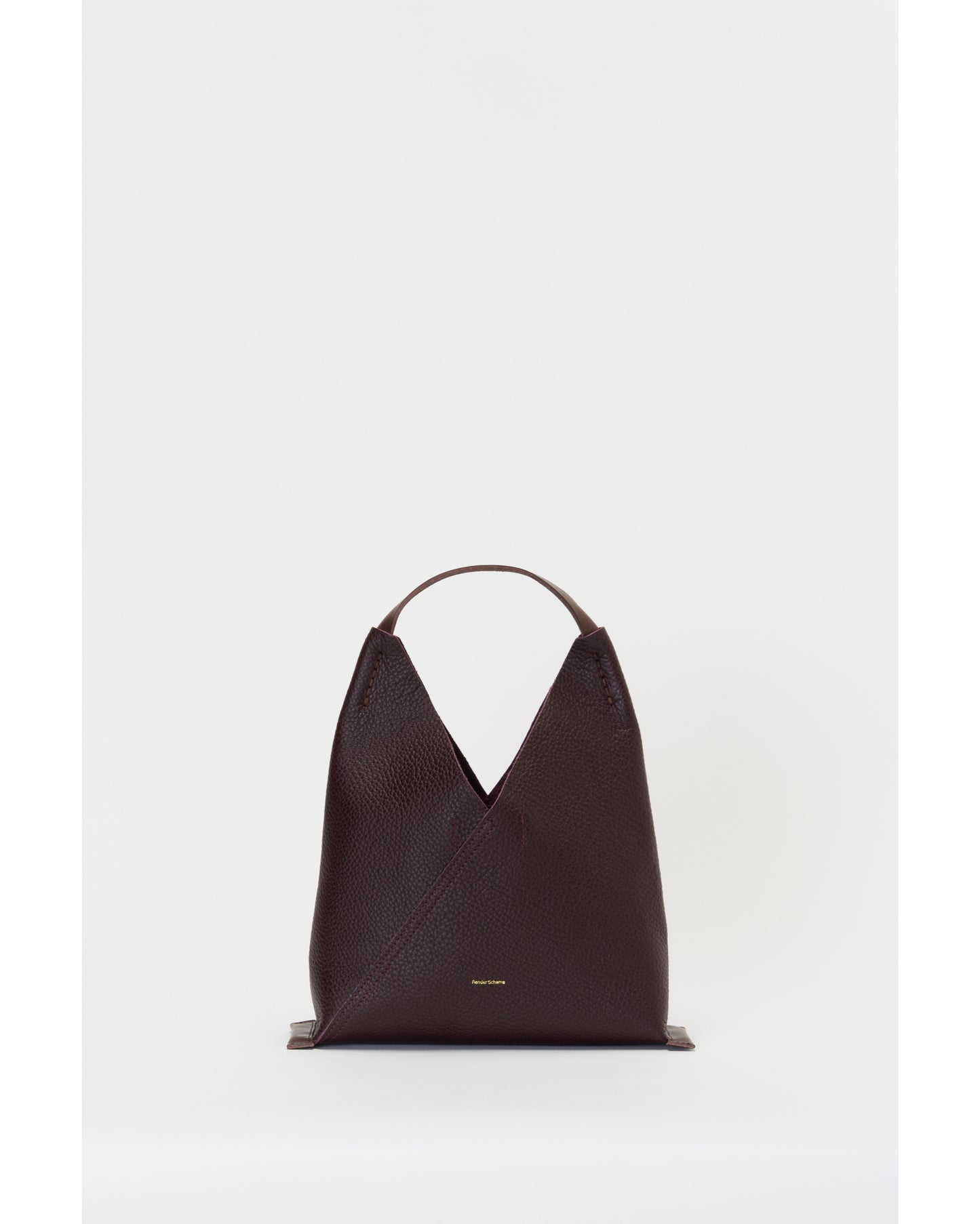triangle bag bordeaux