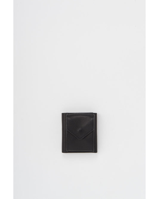trifold wallet black