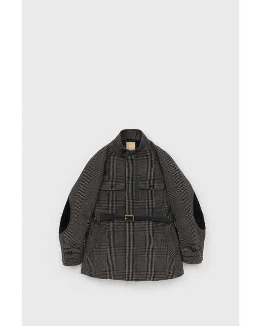 tweed jacket black