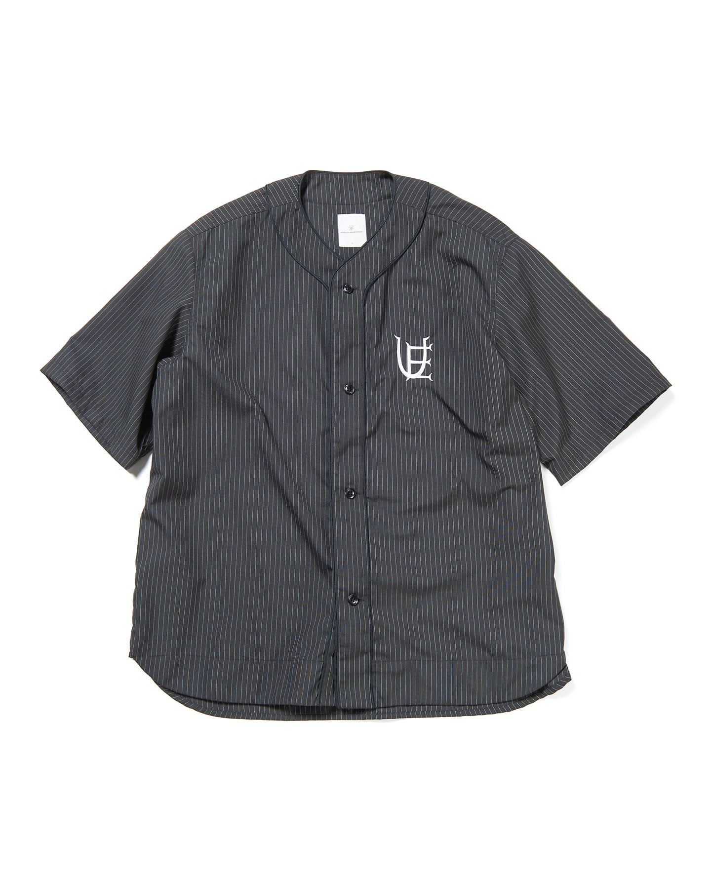 PIN STRIPE S/S BASEBALL SHIRT