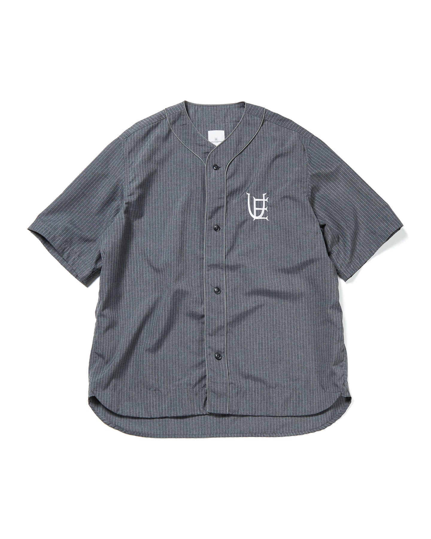 PIN STRIPE S/S BASEBALL SHIRT