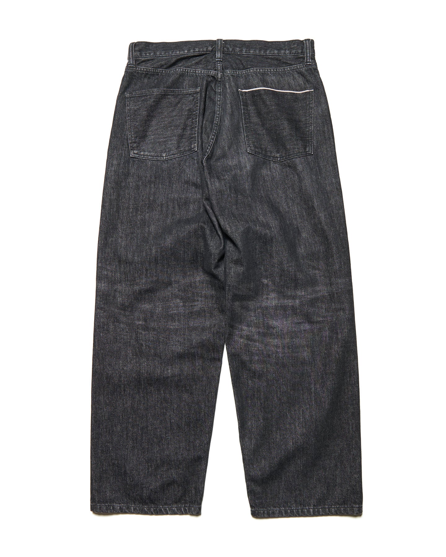 WASHED DENIM BOLD-FIT JEANS