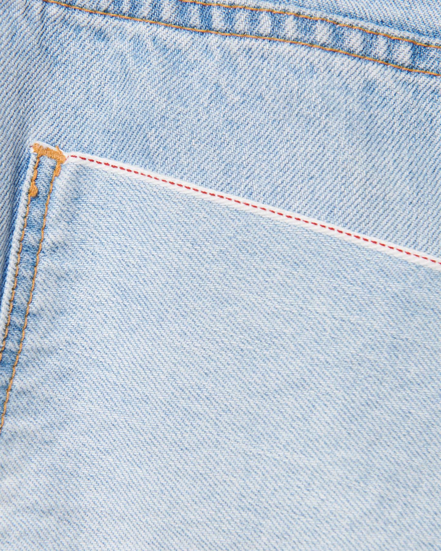 WASHED DENIM BOLD-FIT JEANS