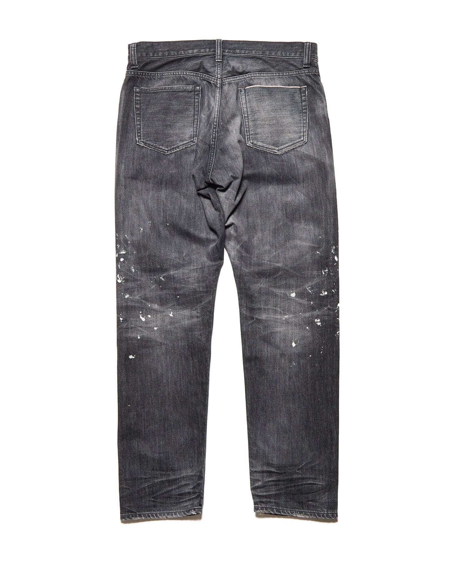 DAMAGED TAPERED-FIT JEANS