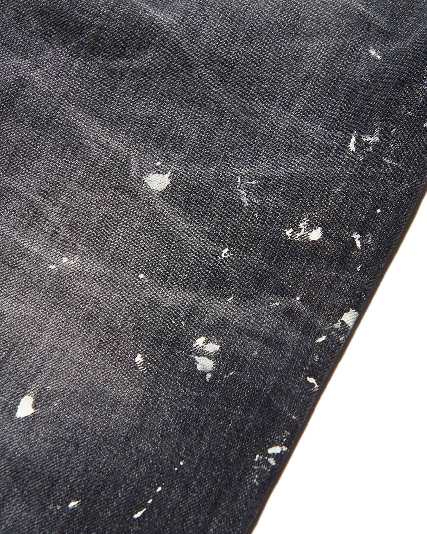 DAMAGED TAPERED-FIT JEANS