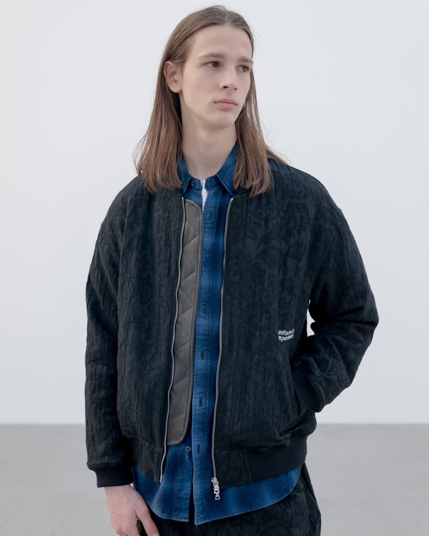 JACQUARD SHORT BLOUSON