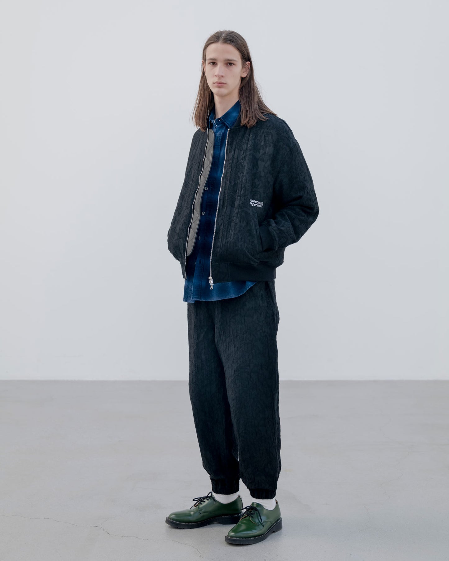 JACQUARD SHORT BLOUSON