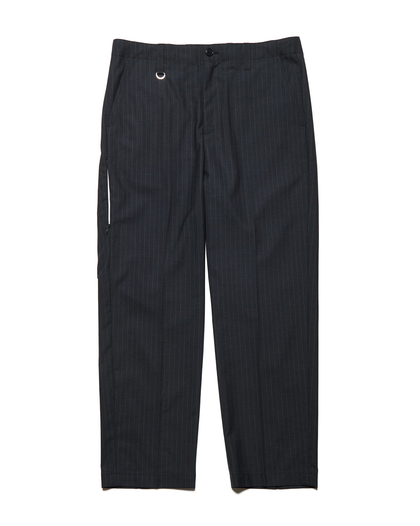 STRETCH WOOL SIDE POCKET TAPERED PANTS