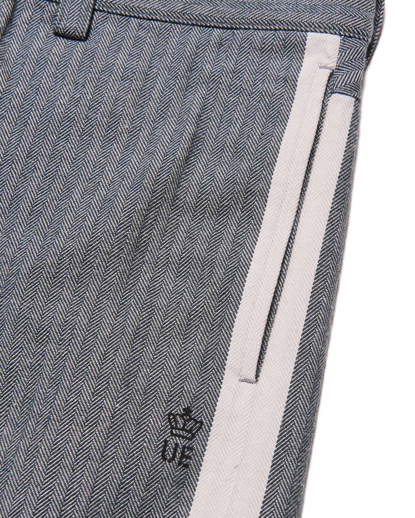 SELVAGE HERRINGBONE PANTS