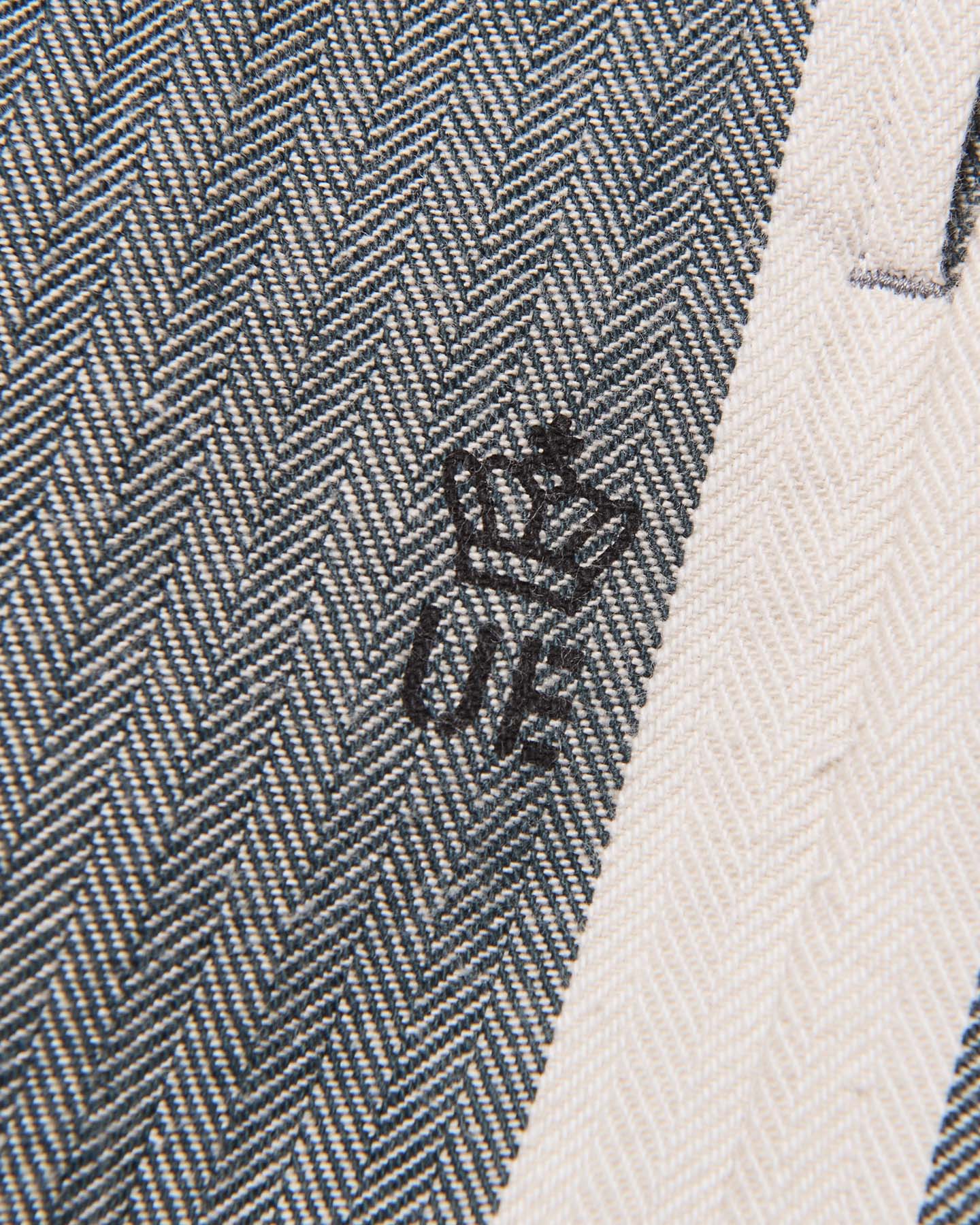SELVAGE HERRINGBONE PANTS