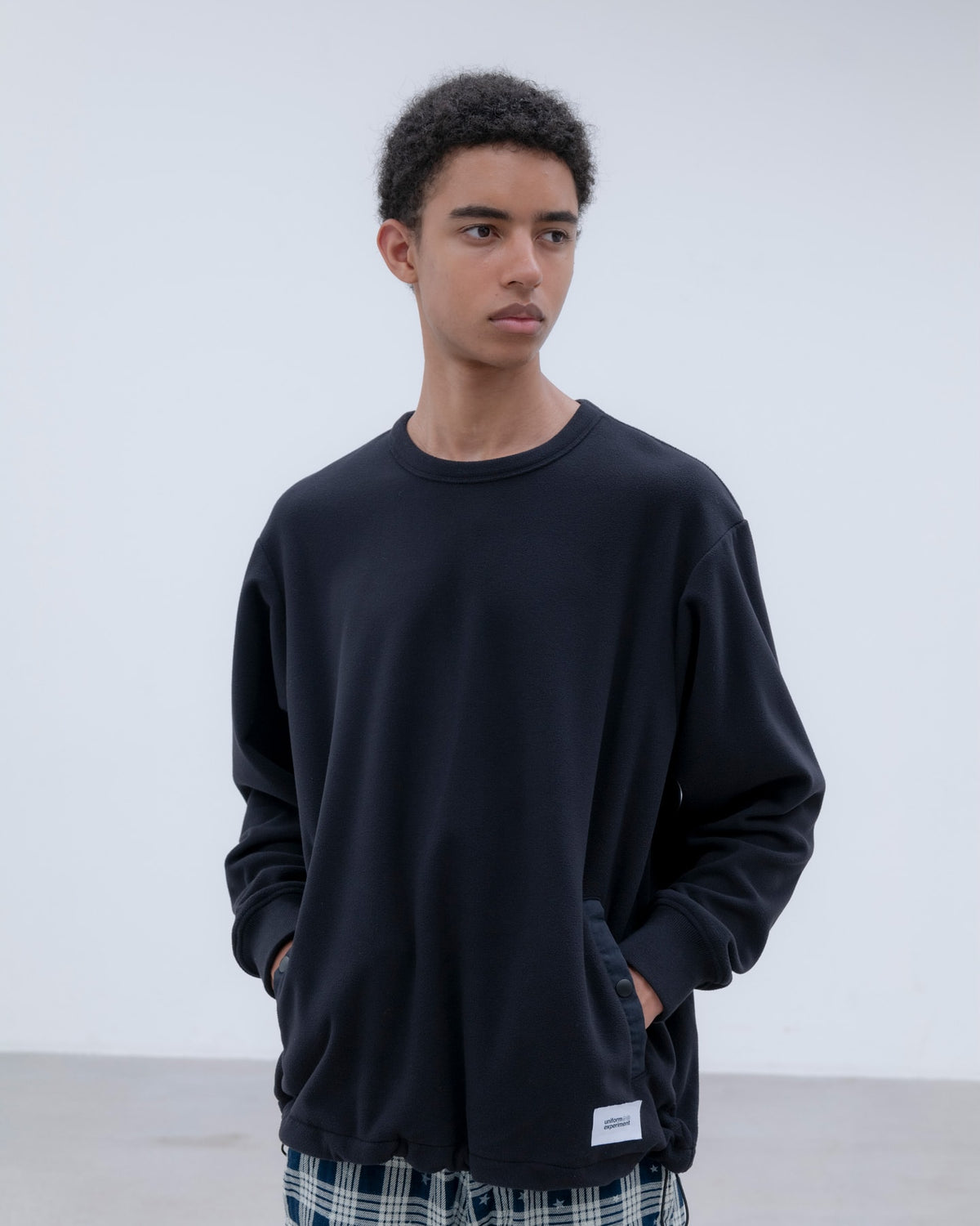 FLEECE CREWNECK TOP