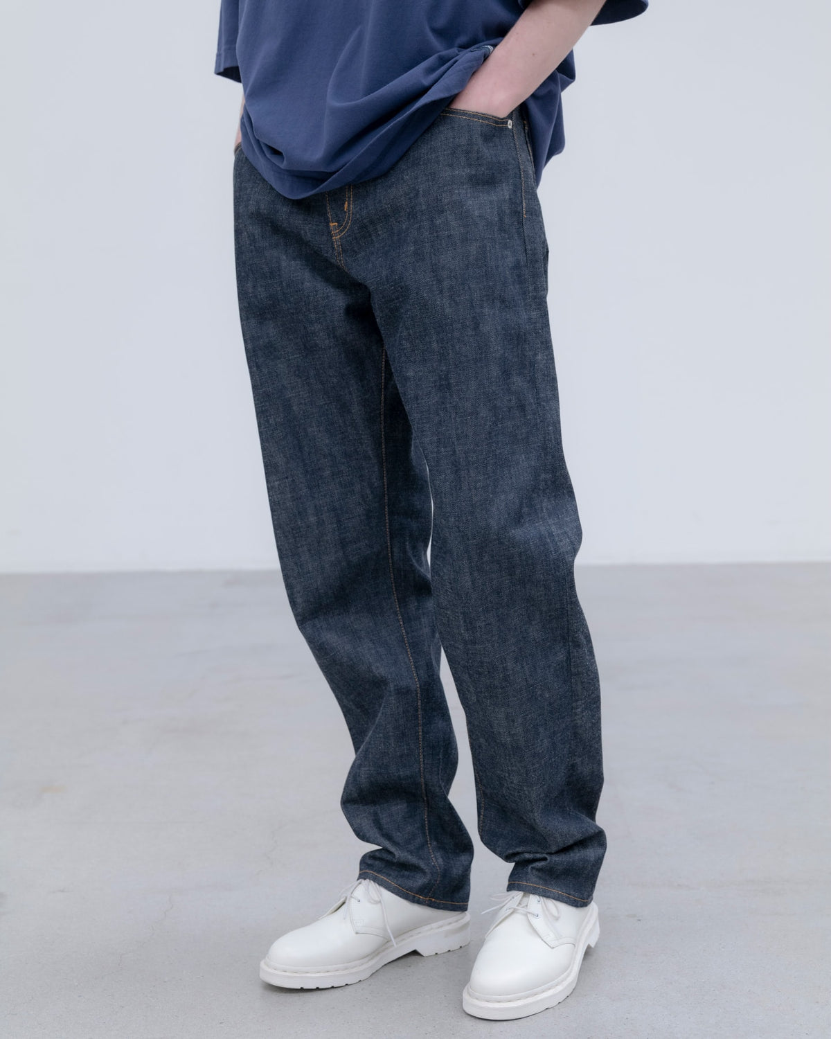 RIGID DENIM REGULAR-FIT JEANS