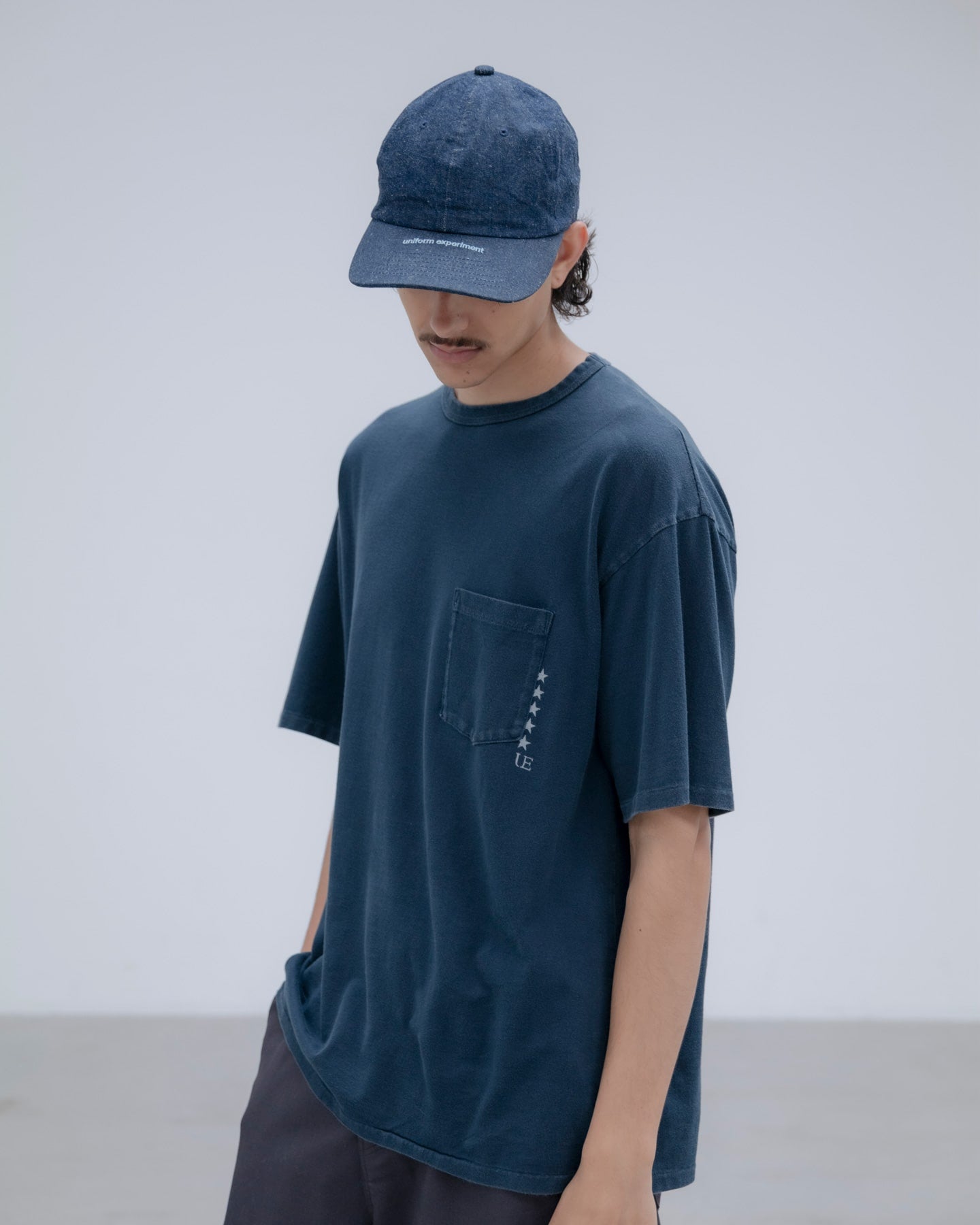 INDIGO S/S POCKET TEE