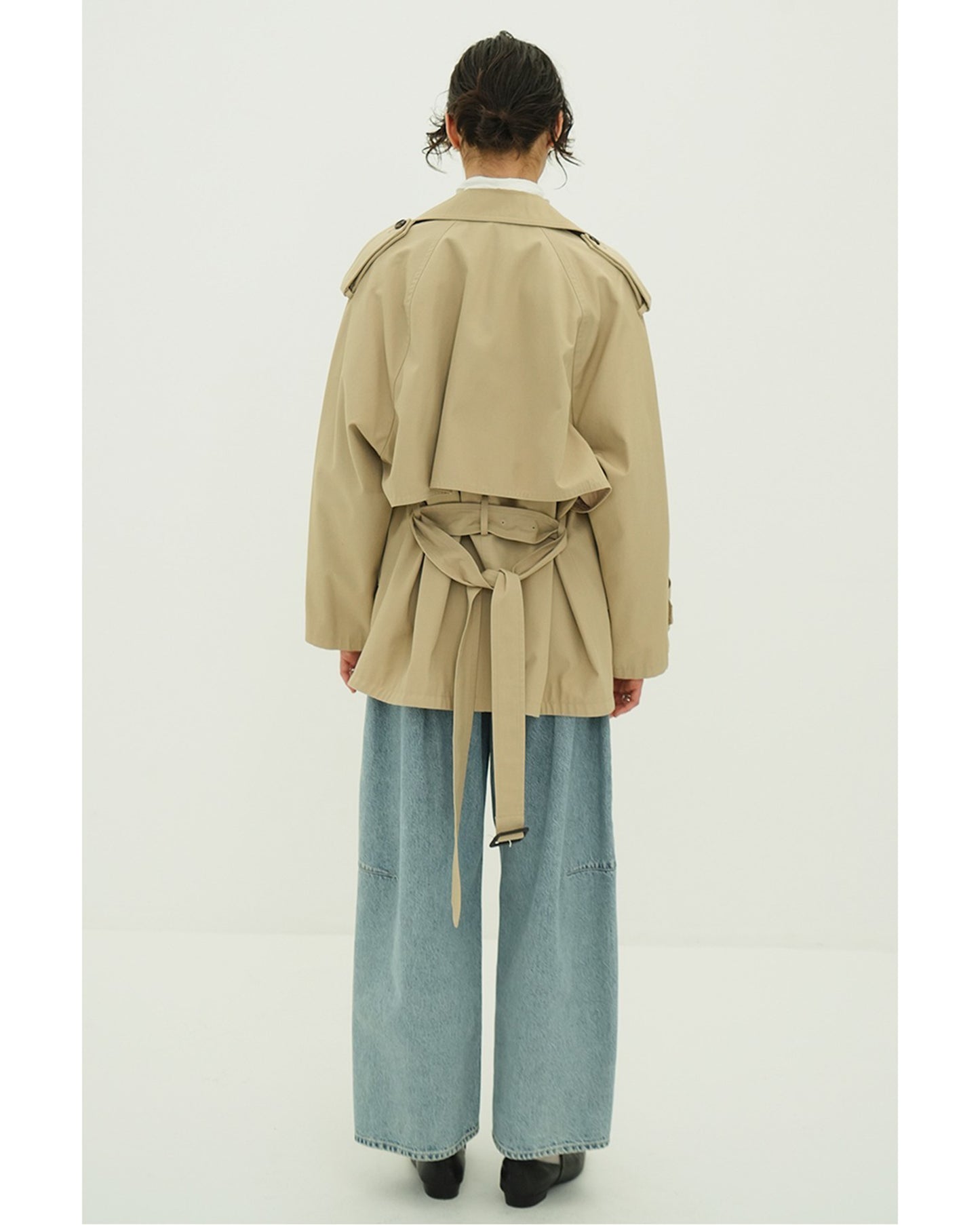 OVER SHORT TRENCH COAT