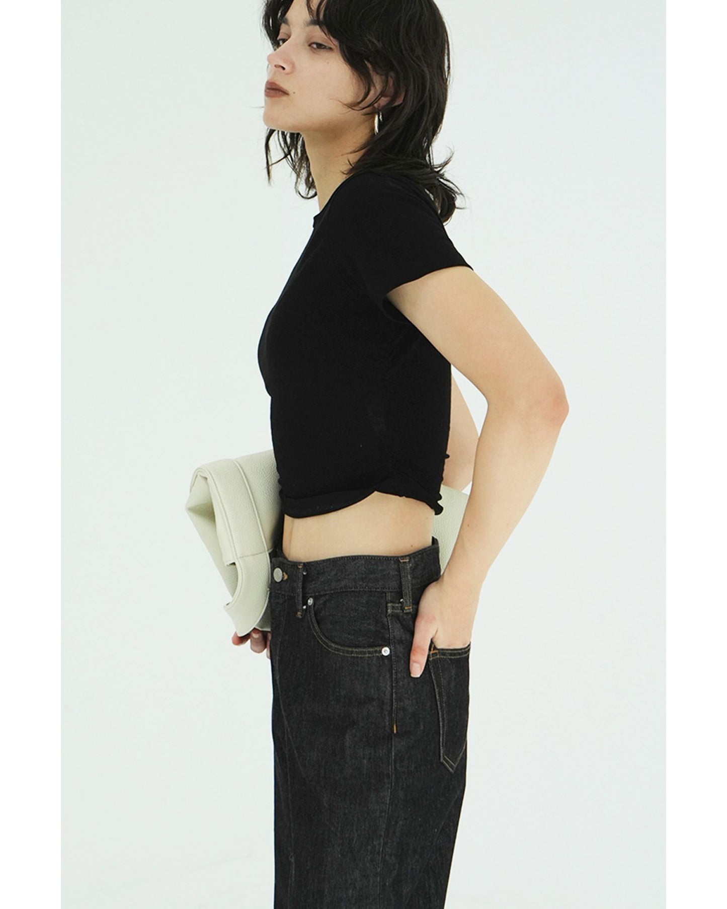 SHIRRED HEM COMPACT TOPS