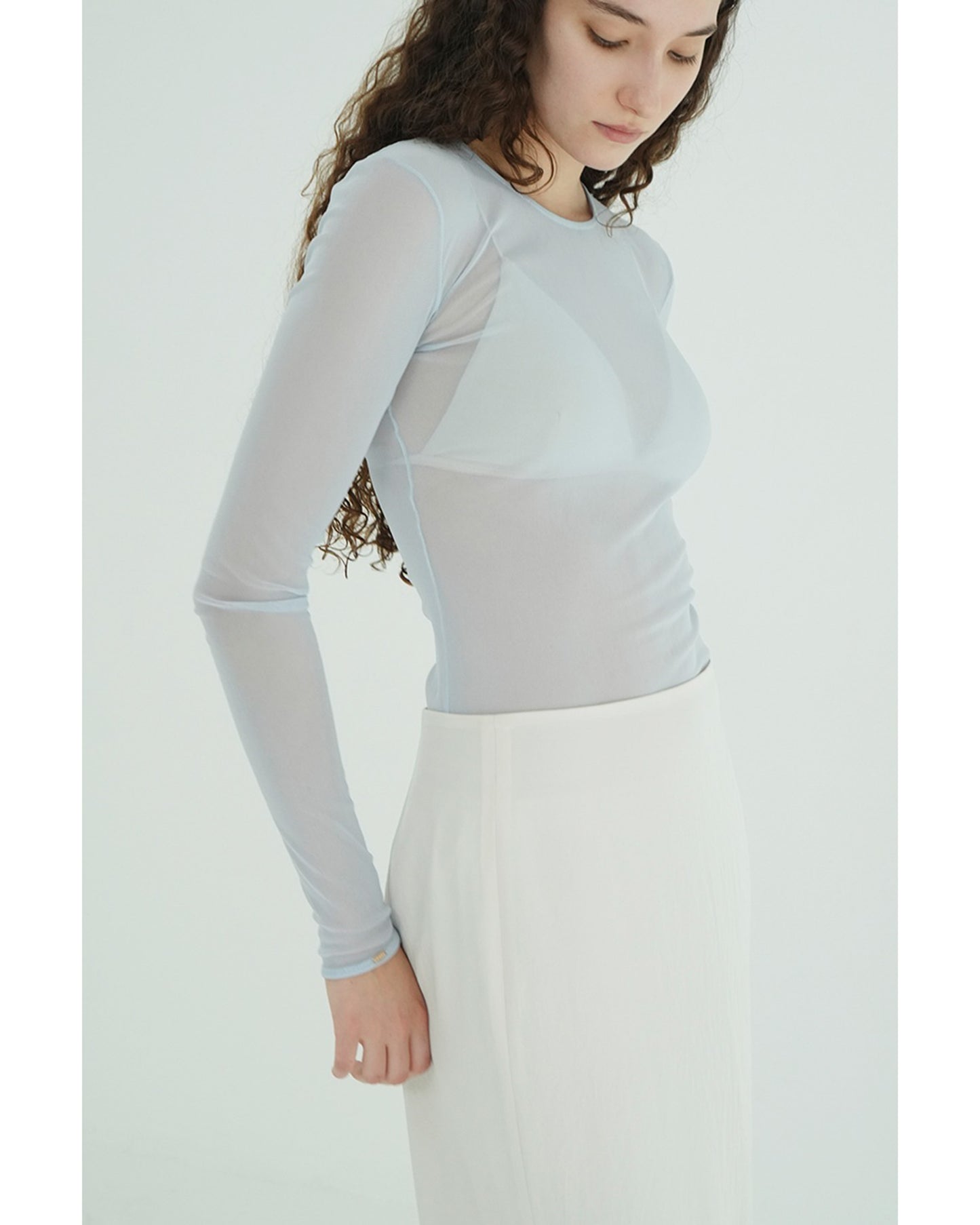 SHEER TULLE TOPS