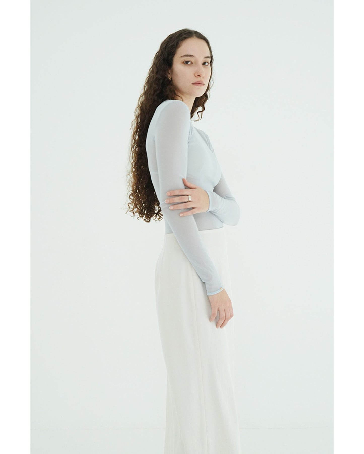 SHEER TULLE TOPS