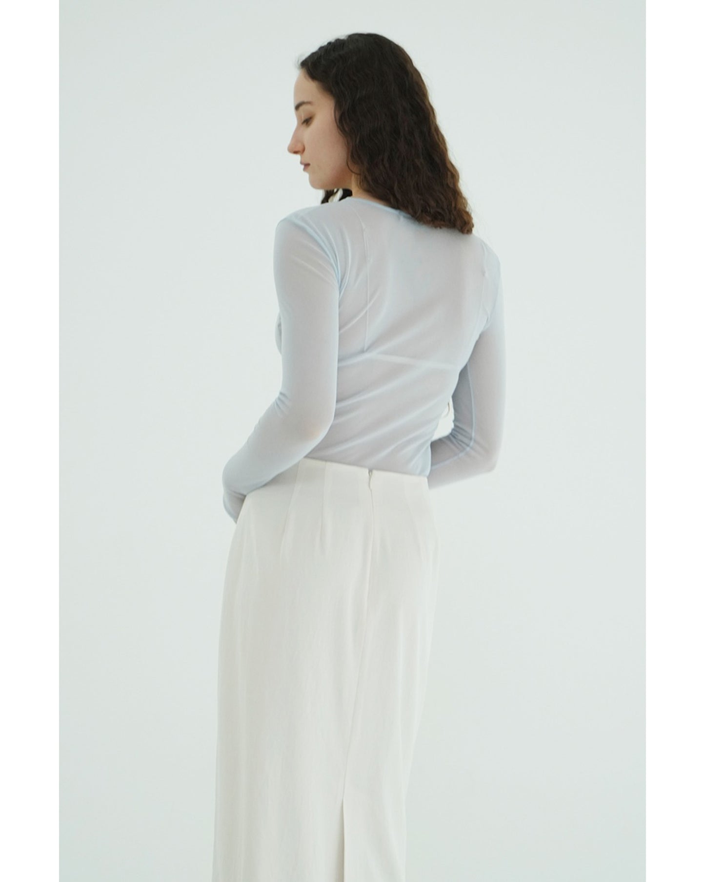 SHEER TULLE TOPS