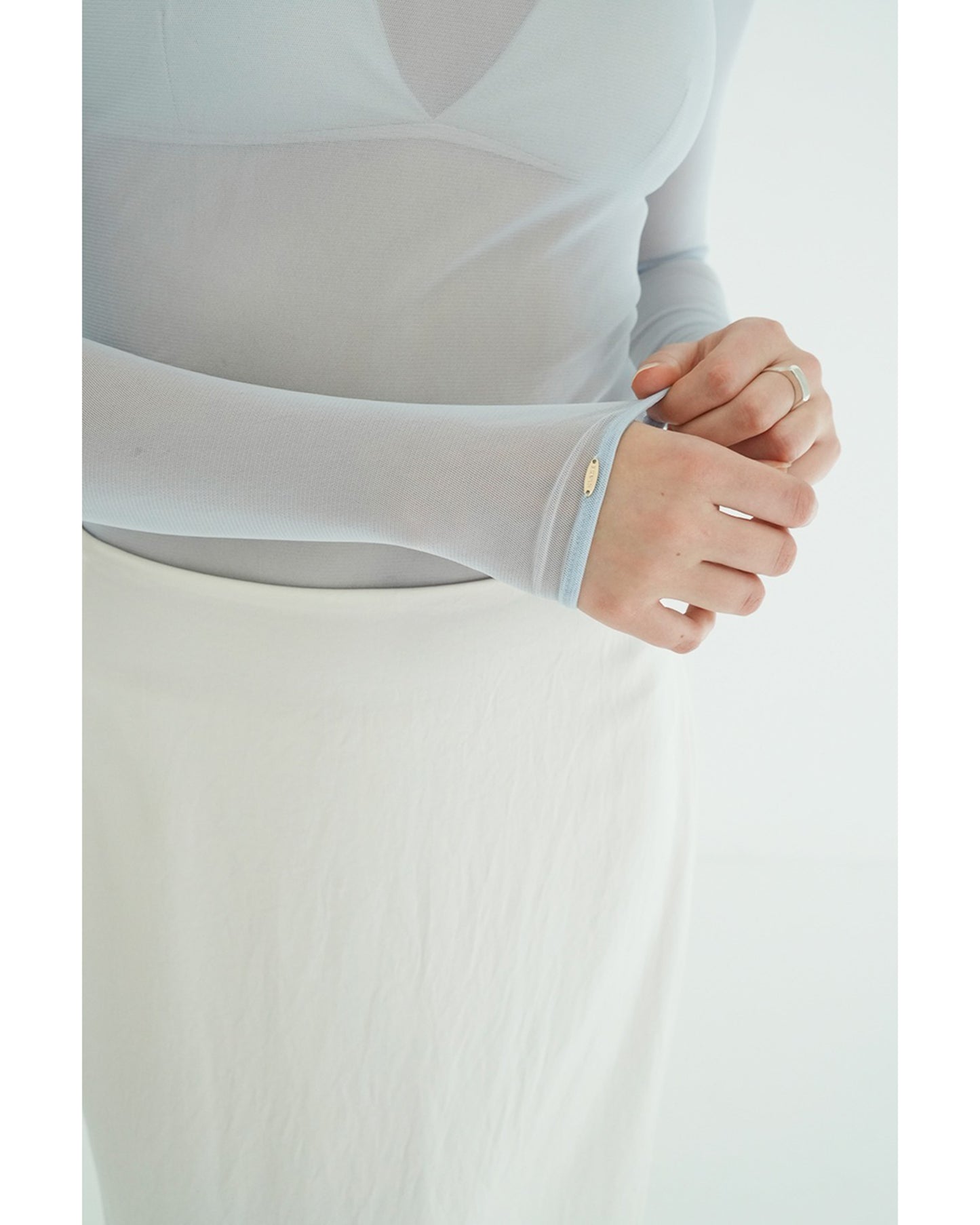 SHEER TULLE TOPS