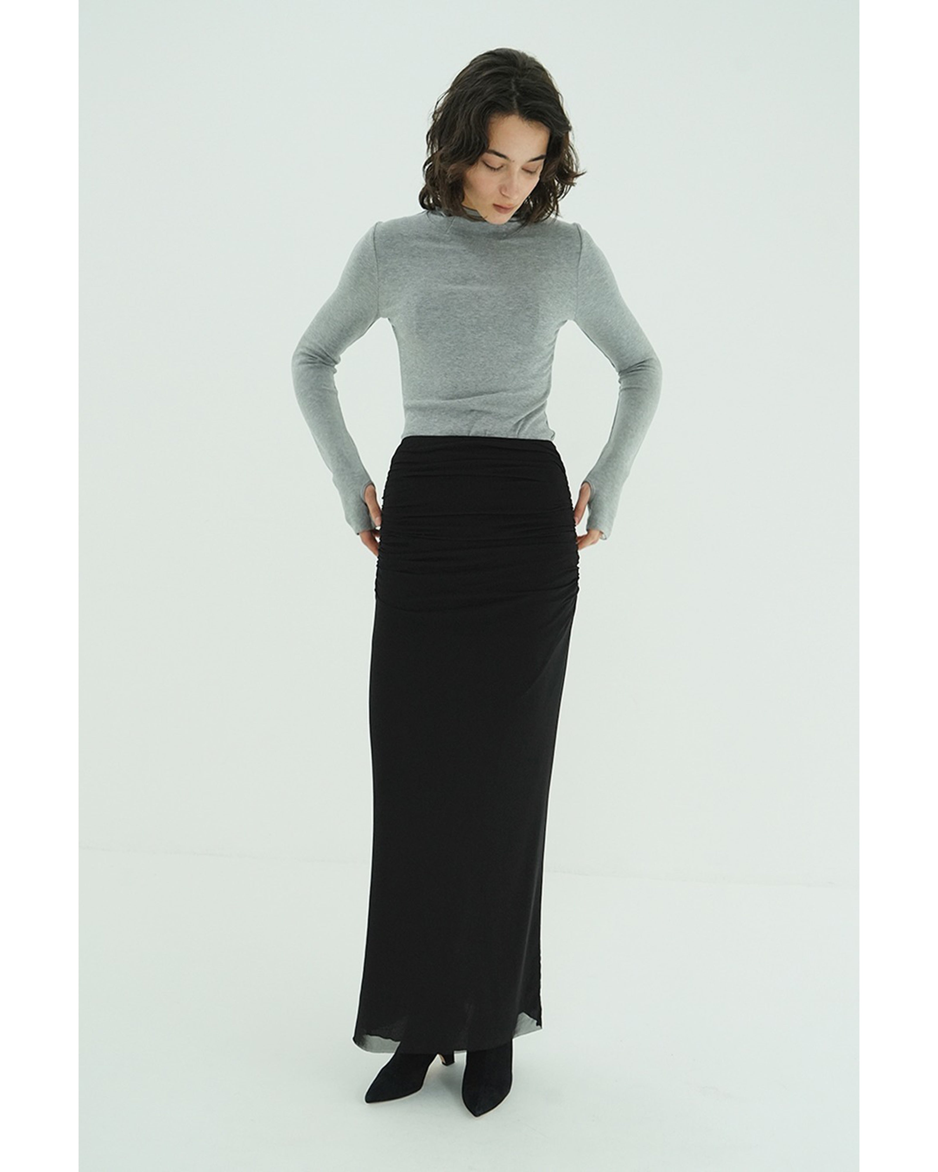 2WAY TULLE GATHERED SKIRT – TIME AFTER TIME