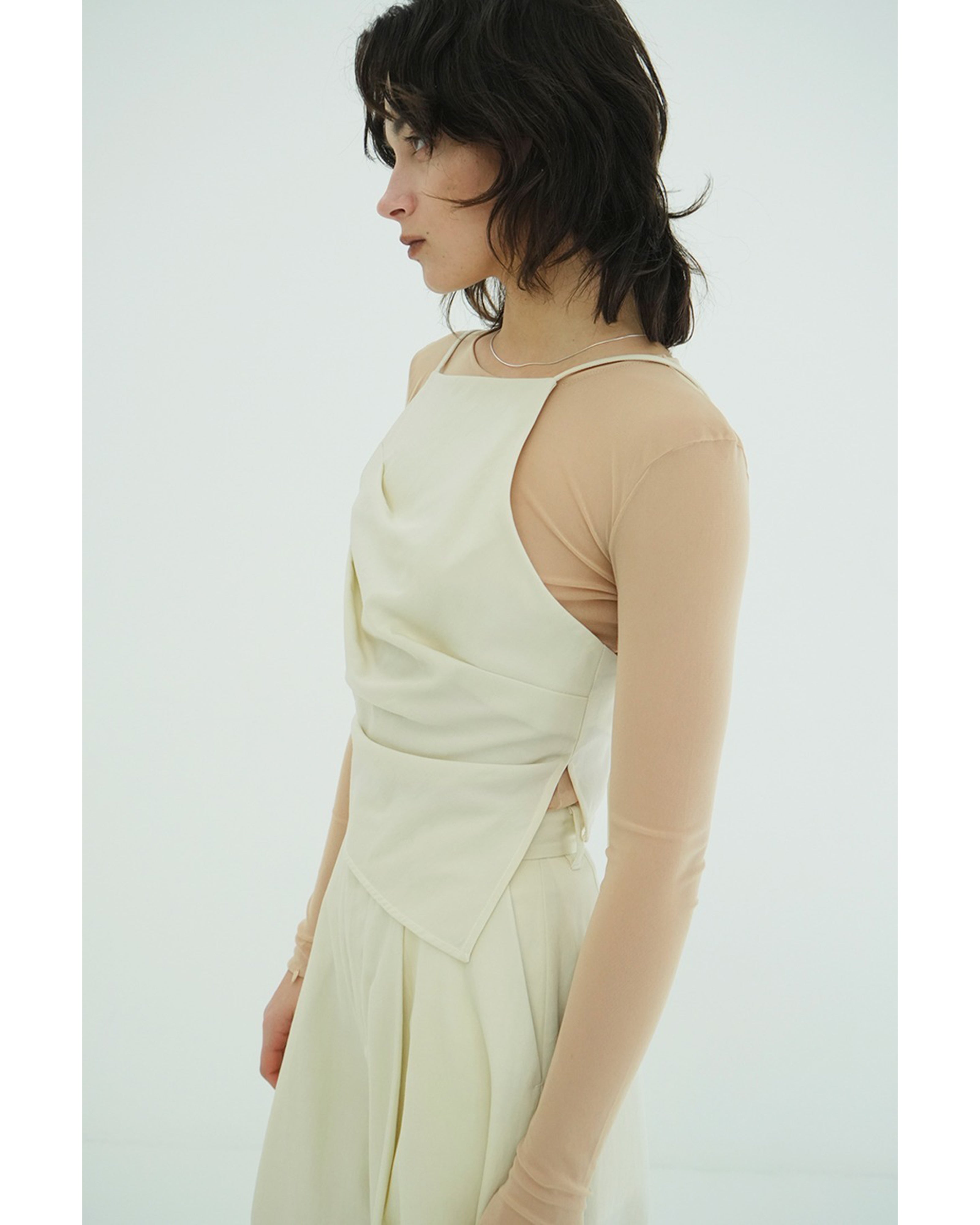 WOOL NYLON TUCK DRAPE CAMISOLE – TIME AFTER TIME