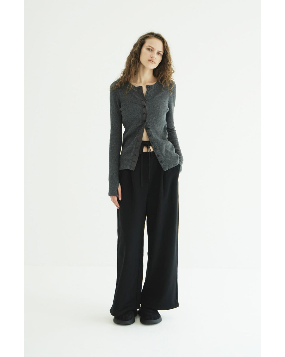 SLASH WAIST SWEAT PANTS