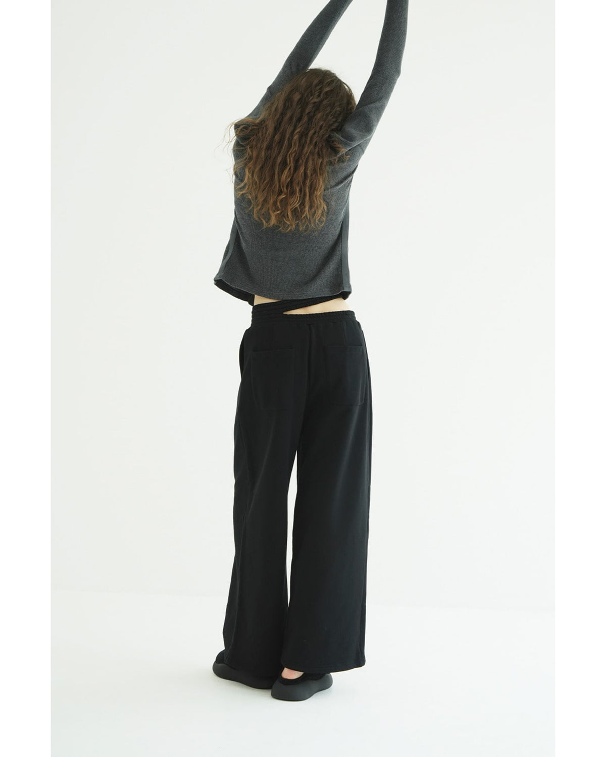 SLASH WAIST SWEAT PANTS