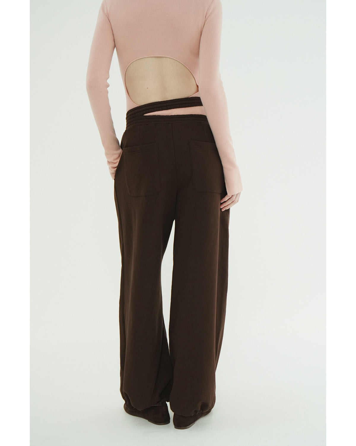 SLASH WAIST SWEAT PANTS