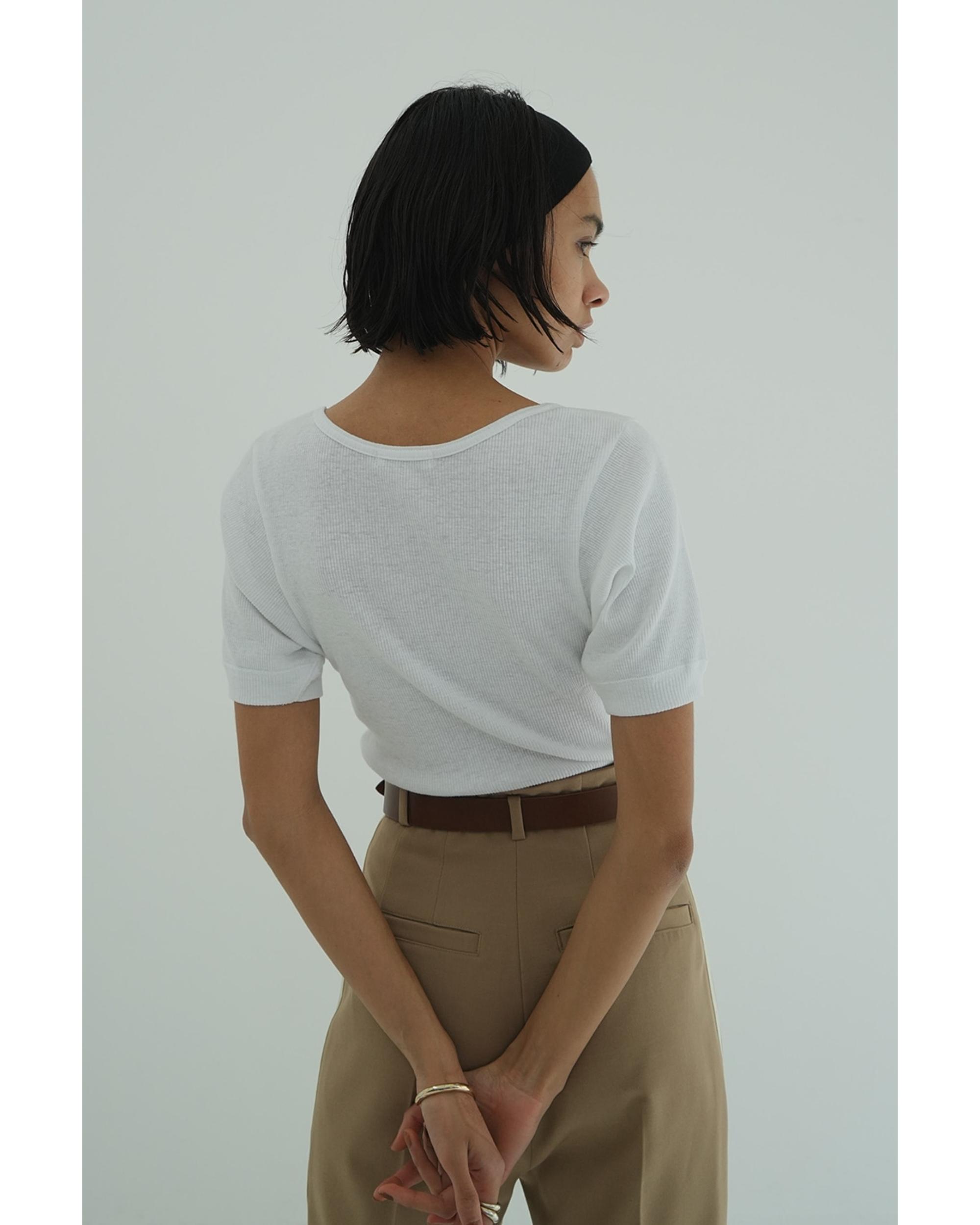 SCOOP LINE RIB TOPS｜TOPS(トップス)｜CLANE OFFICIAL ONLINE STORE
