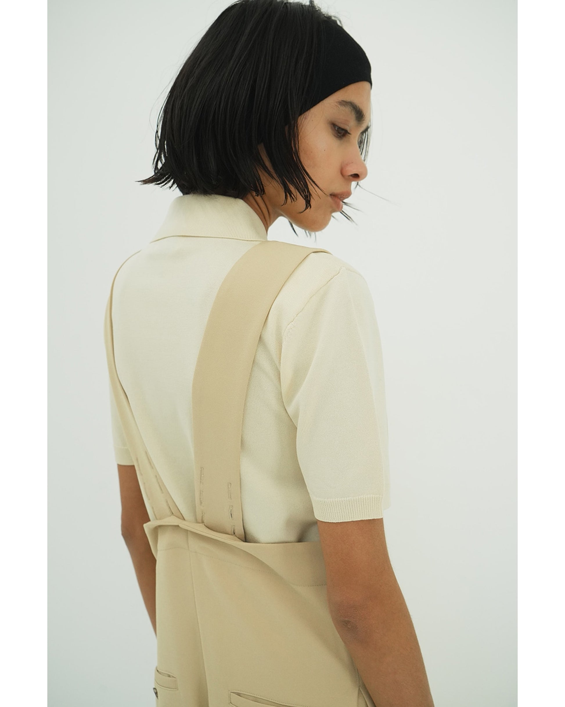 SHOULDER PADS POLO KNIT TOPS – TIME AFTER TIME