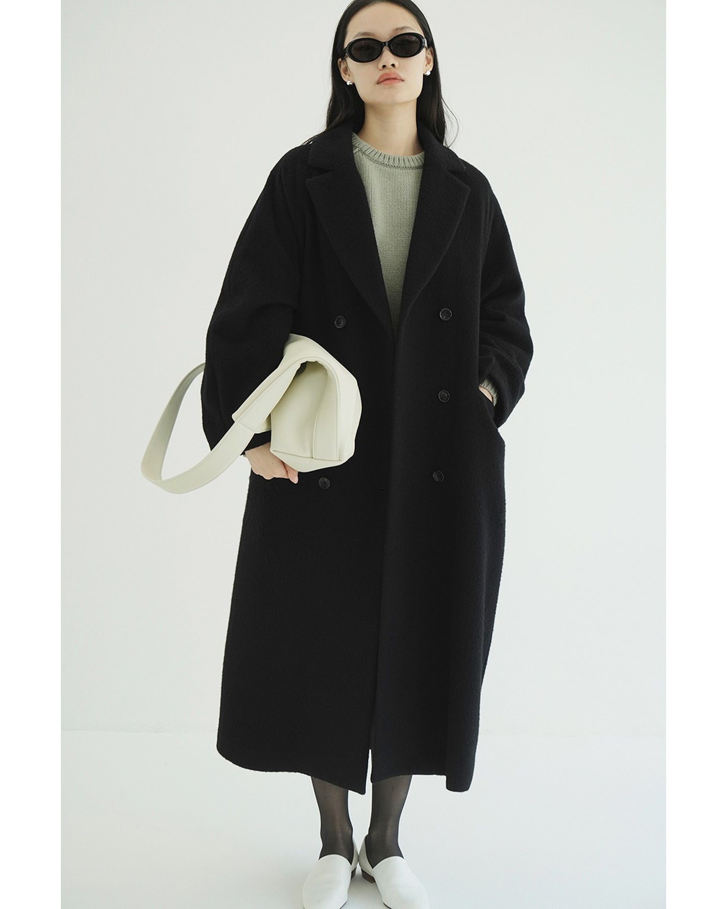 DOUBLE WOOL LONG COAT