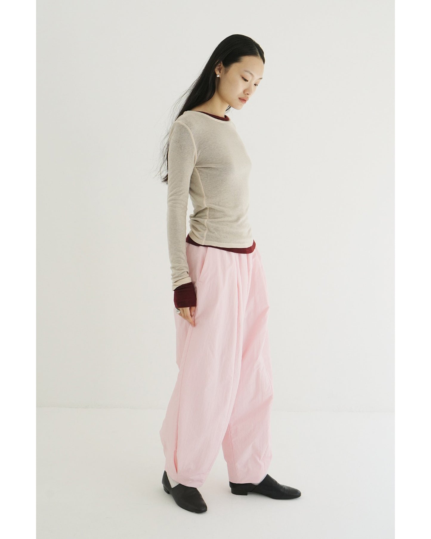 SHEER LAYERED CUT TOPS