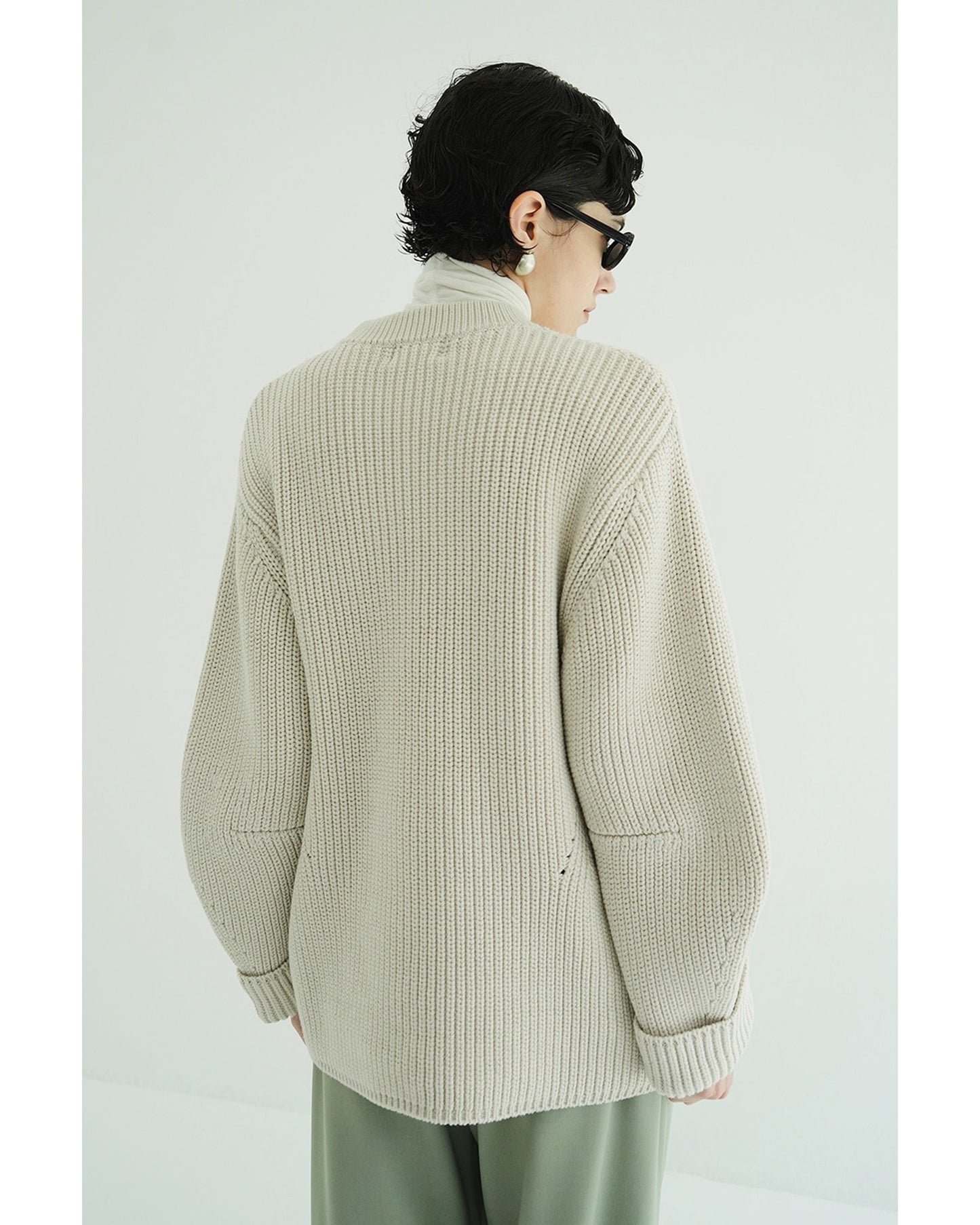 OVER FORM SLEEVE KNIT TOPS