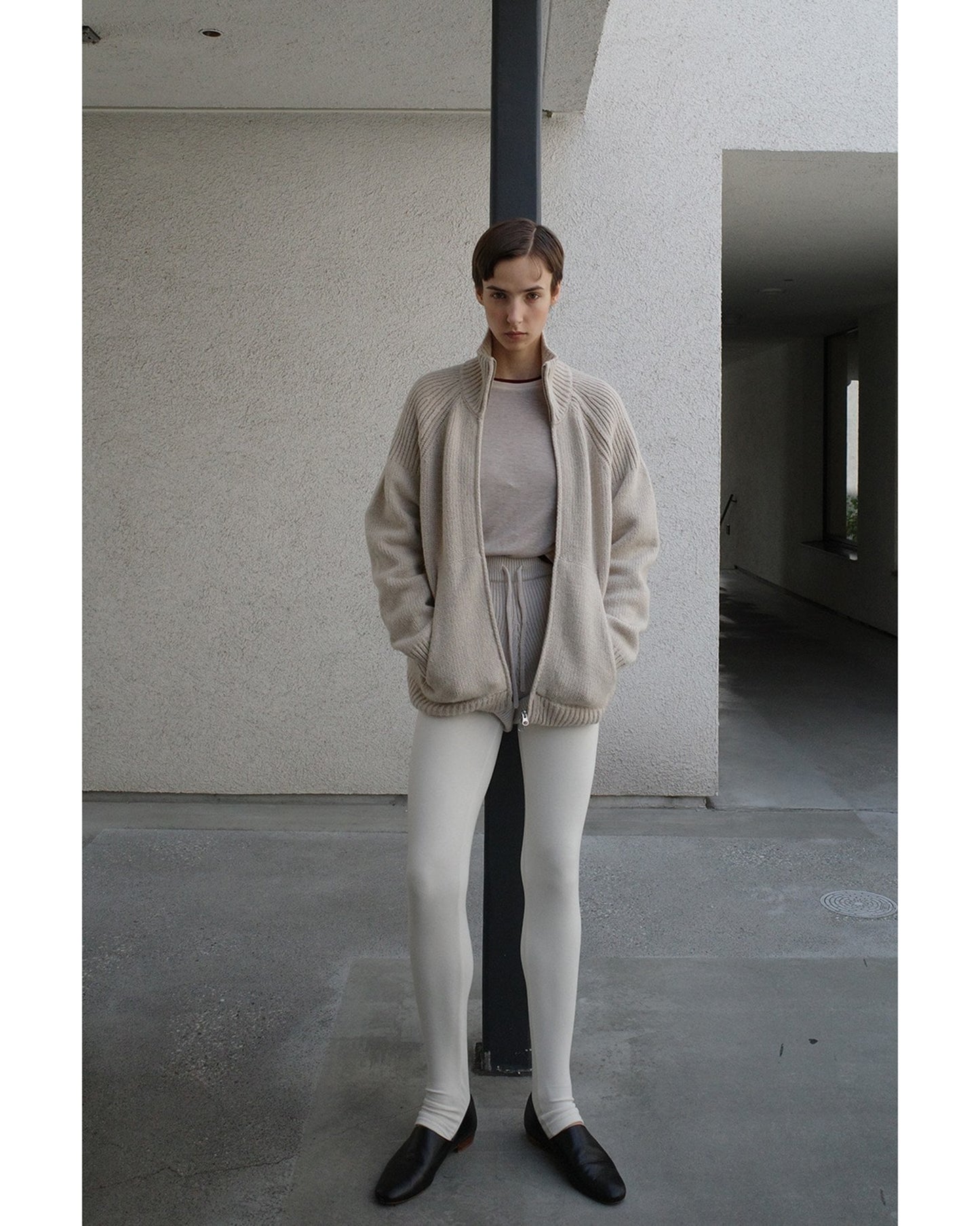 POCKET ZIP KNIT TOPS