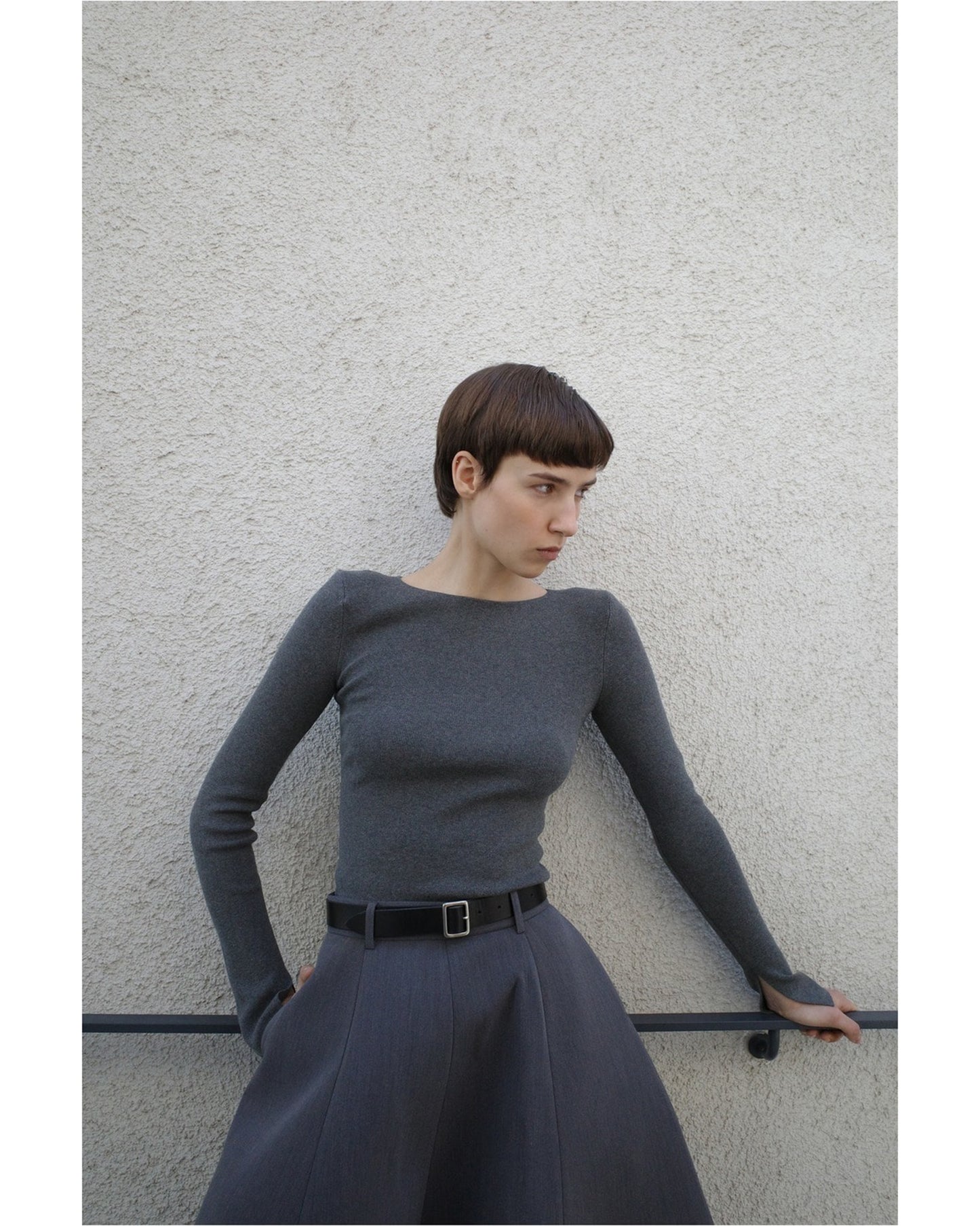 SHOULDER PADS KNIT TOPS