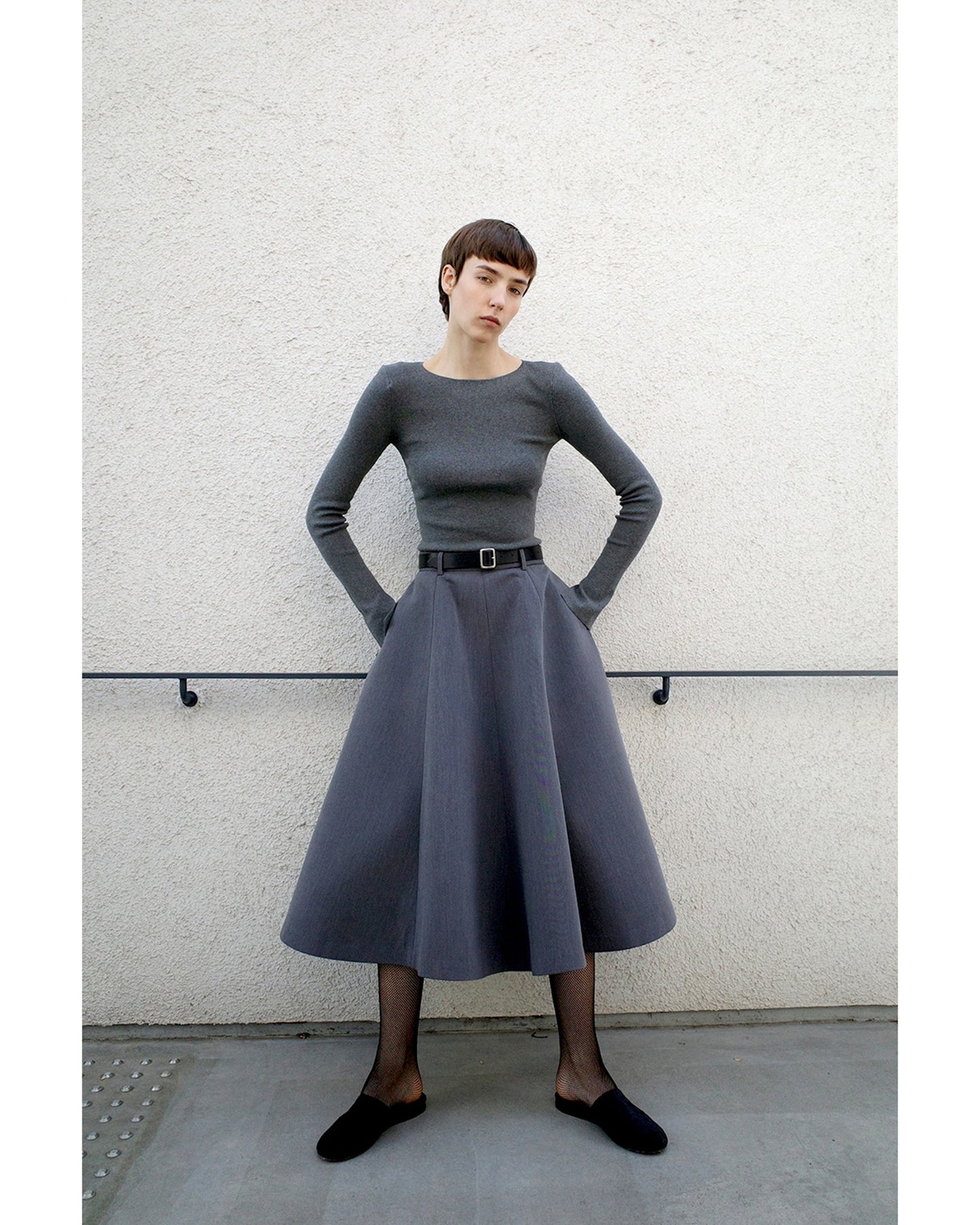 SHOULDER PADS KNIT TOPS