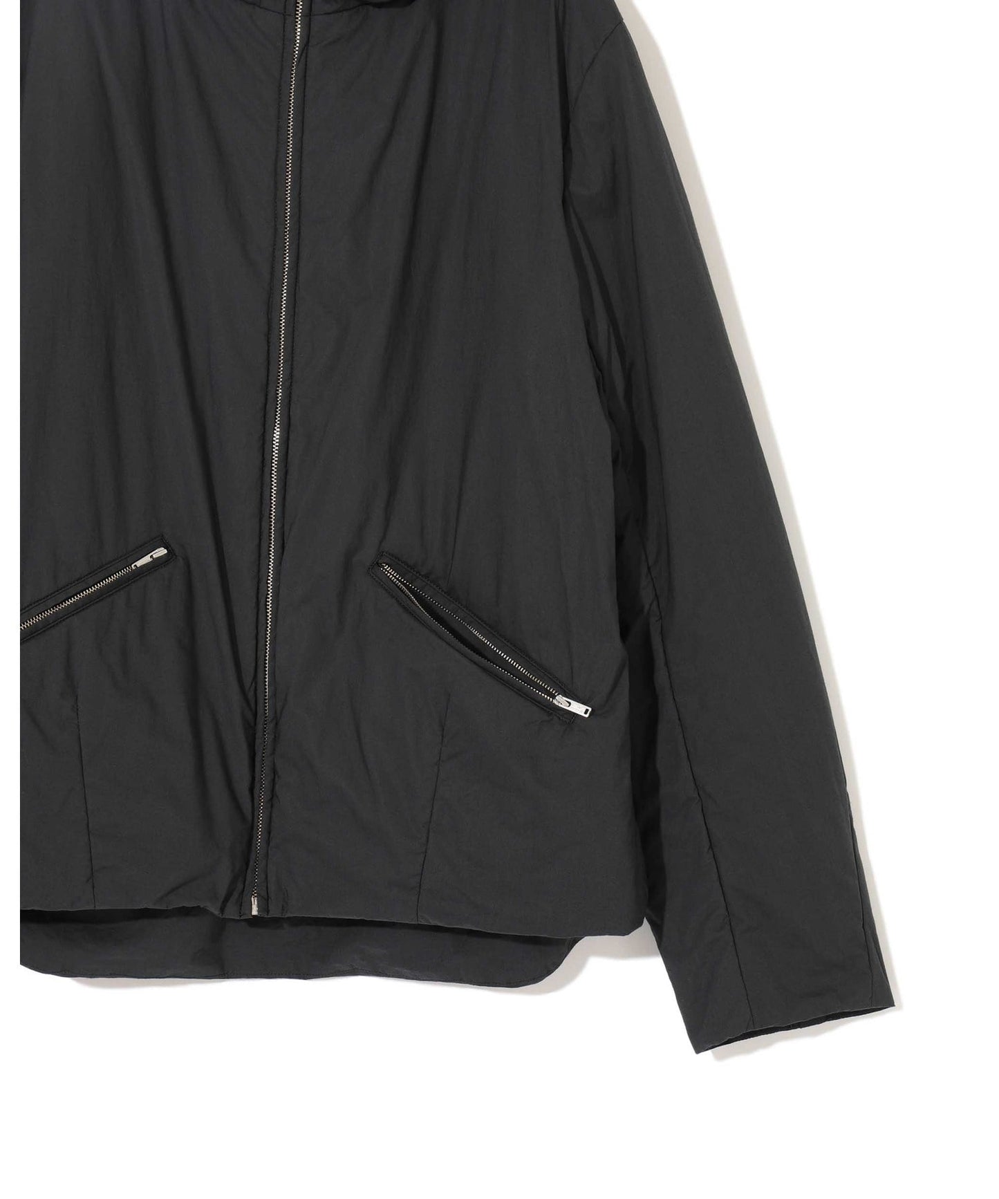 Cindy All-Over Pattern Typewriter Filling Zip Hoodie