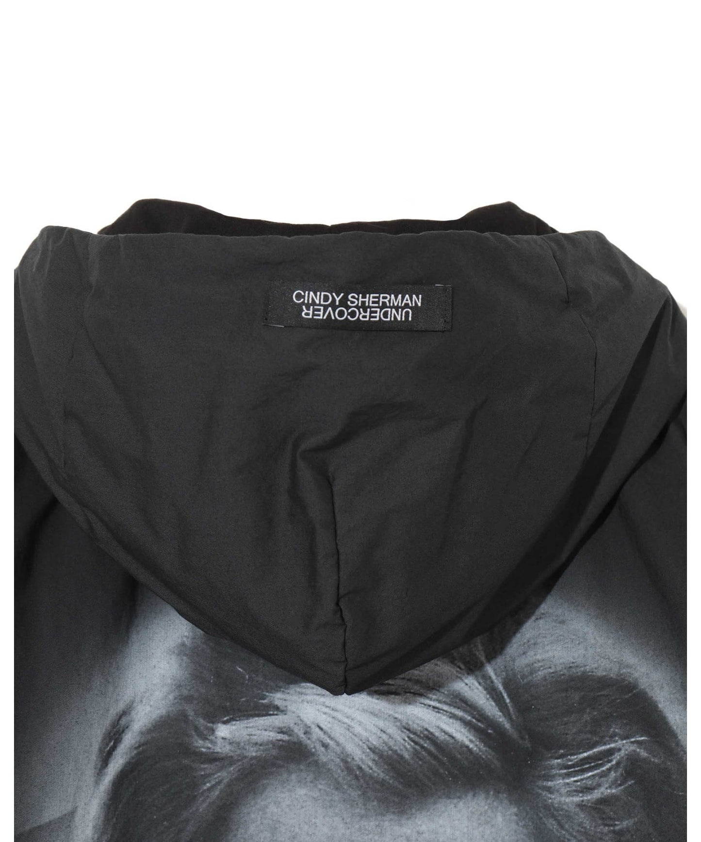 Cindy All-Over Pattern Typewriter Filling Zip Hoodie