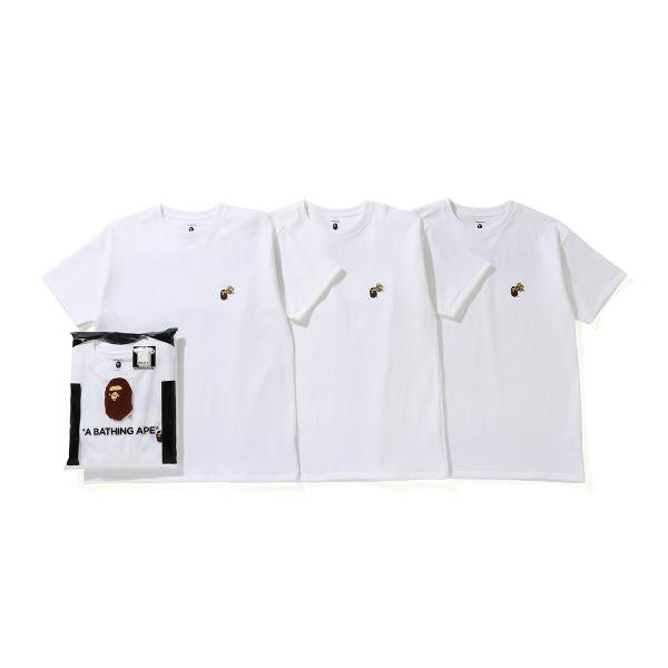 × A BATHING APE 3PACK TEE