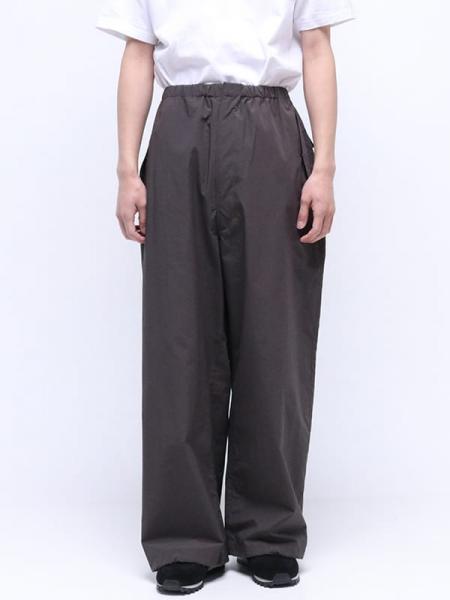 MILITARY WIDE EASY OVER PANTS CHARCOAL